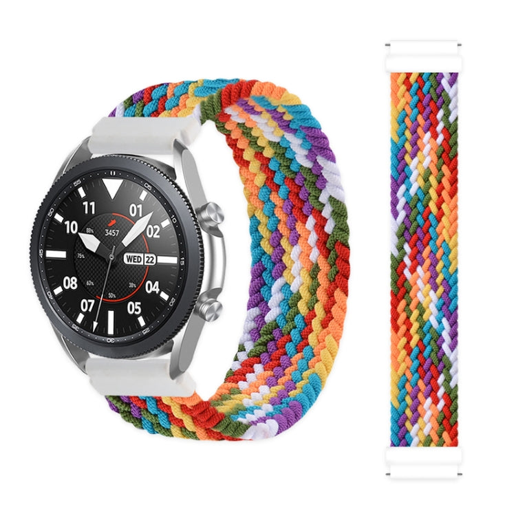 For Samsung Galaxy Watch Active / Active2 40mm / Active2 44mm Adjustable Nylon Braided Elasticity Replacement Strap Watchband, 125mm, 135mm, 145mm, 155mm