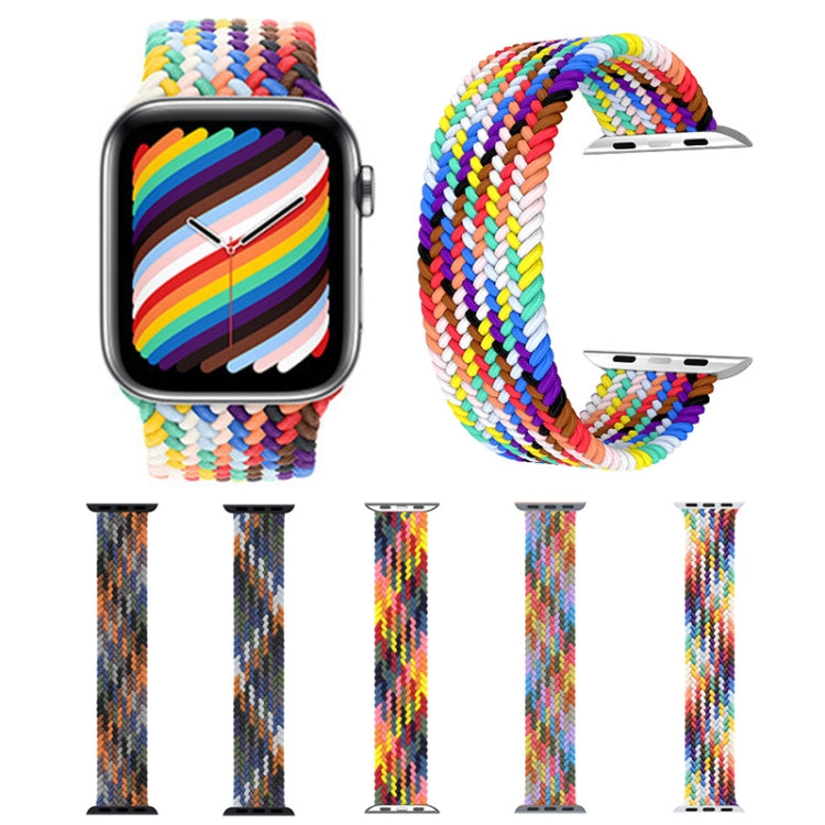 Metal Head Braided Nylon Replacement Watchbands, Size: S 145mm For Apple Watch Series 6 & SE & 5 & 4 44mm / 3 & 2 & 1 42mm, S 145mm 44mm / 42mm