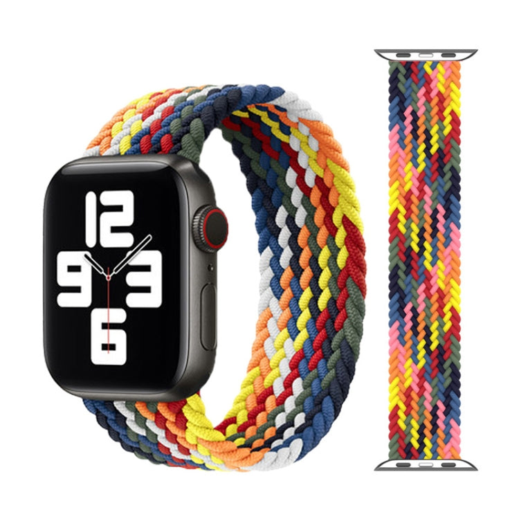 Metal Head Braided Nylon Replacement Watchbands, Size: M 155mm For Apple Watch Series 6 & SE & 5 & 4 44mm / 3 & 2 & 1 42mm, M 155mm 44mm / 42mm