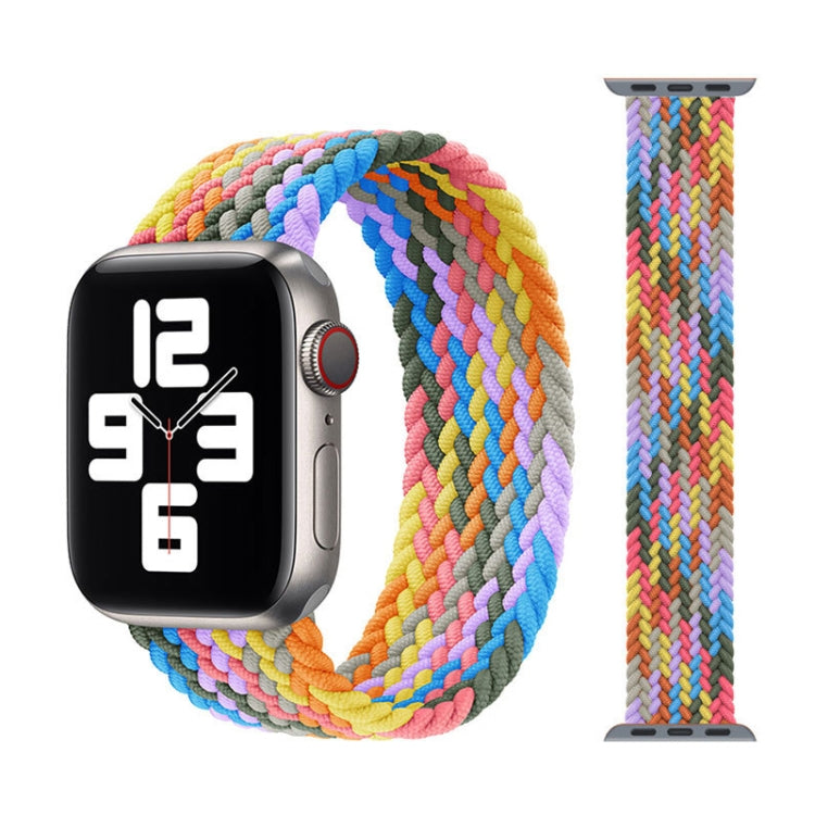 Metal Head Braided Nylon Replacement Watchbands, Size: M 155mm For Apple Watch Series 6 & SE & 5 & 4 44mm / 3 & 2 & 1 42mm, M 155mm 44mm / 42mm