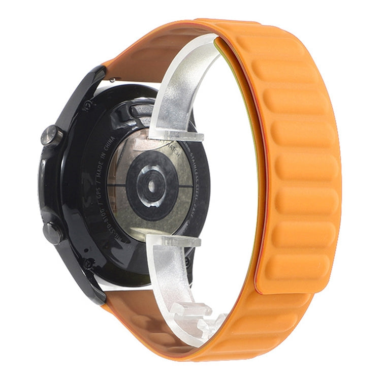 Silicone Magnetic Replacement Strap Watchband, For Samsung Galaxy Watch 3 41mm, For Samsung Galaxy Watch 3 45mm, For Huawei Watch 3 / 3 Pro