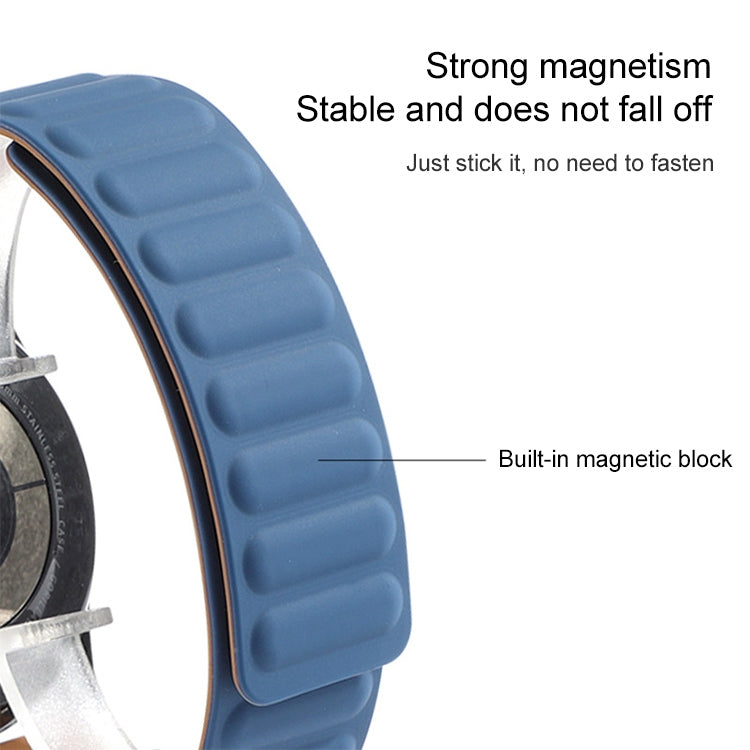 Silicone Magnetic Replacement Strap Watchband, For Samsung Galaxy Watch 3 41mm, For Samsung Galaxy Watch 3 45mm, For Huawei Watch 3 / 3 Pro