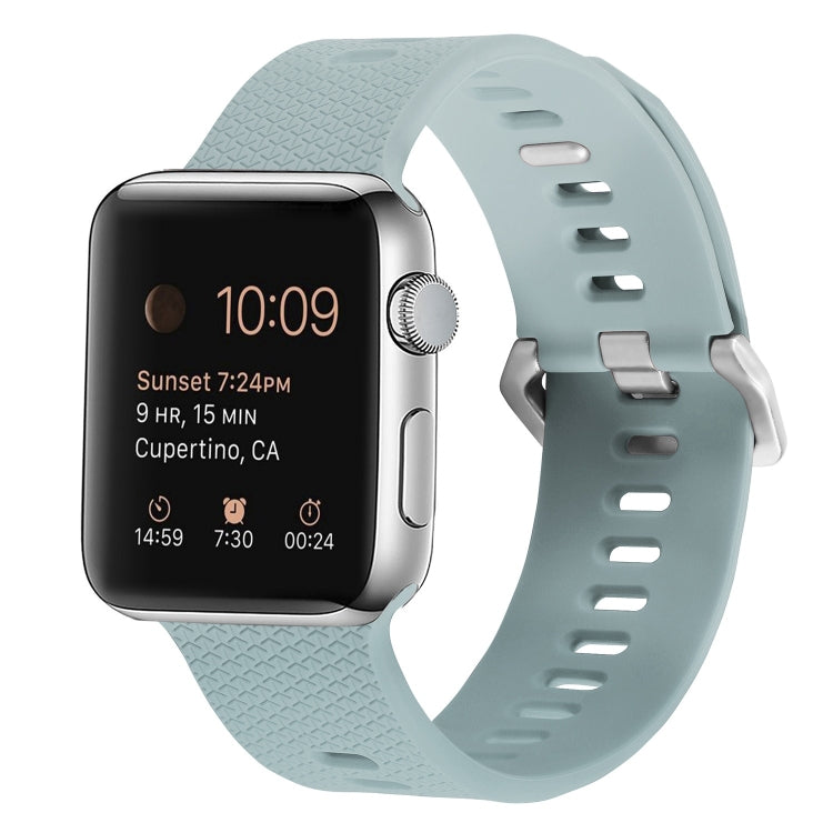Silicone Replacement Strap Watchband For Apple Watch Series, 7 45mm / 6 & SE & 5 & 4 44mm / 3 & 2 & 1 42mm, 7 41mm / 6 & SE & 5 & 4 40mm / 3 & 2 & 1 38mm