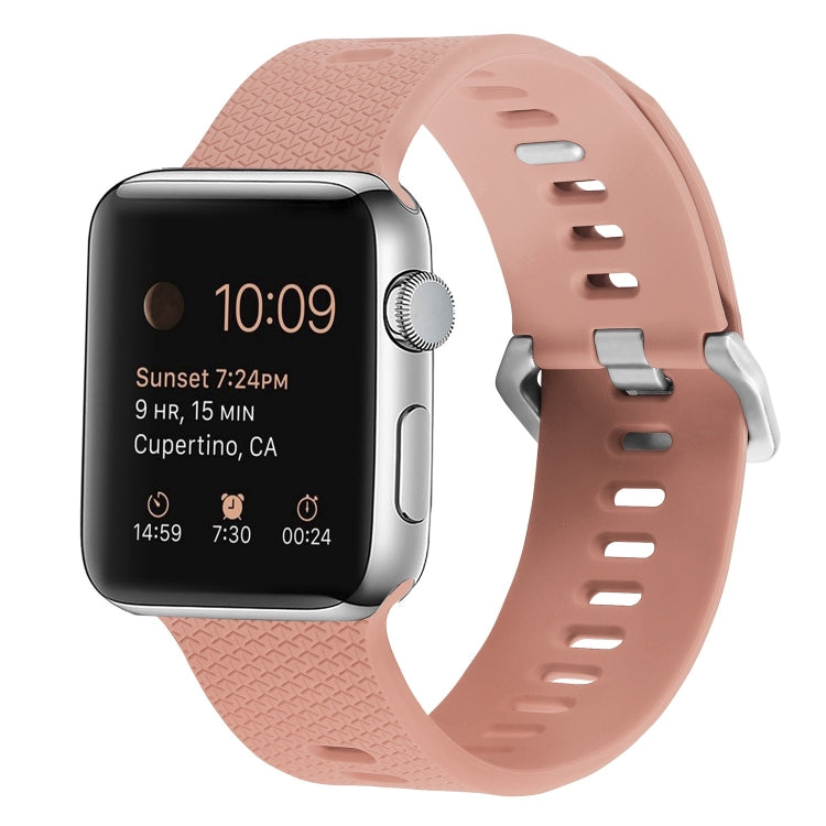 Silicone Replacement Strap Watchband For Apple Watch Series, 7 45mm / 6 & SE & 5 & 4 44mm / 3 & 2 & 1 42mm, 7 41mm / 6 & SE & 5 & 4 40mm / 3 & 2 & 1 38mm