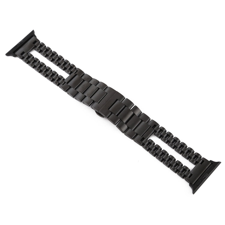 Stainless Steel Watchband, For Apple Watch Series 7 41mm / 6 & SE & 5 & 4 40mm / 3 & 2 & 1 38mm, For Apple Watch Series 7 45mm / 6 & SE & 5 & 4 44mm / 3 & 2 & 1 42mm