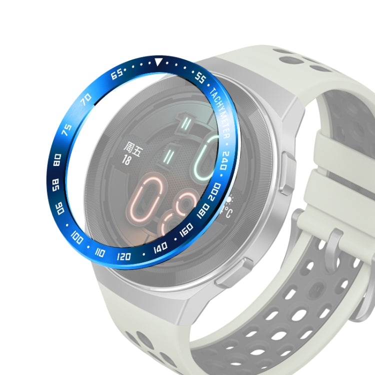 For Huawei Watch GT2e Smart Watch Stainless Steel Bezel Ring, A Version Time, E Version Speed