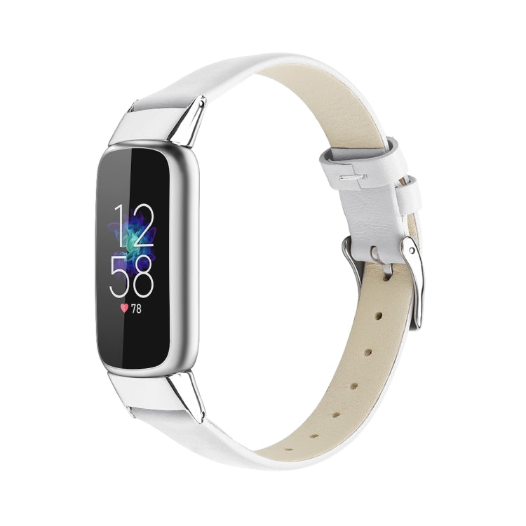 For Fitbit Luxe Leather Replacement Strap Watchband, S