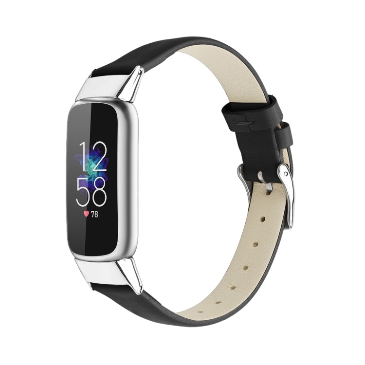 For Fitbit Luxe Leather Replacement Strap Watchband, S