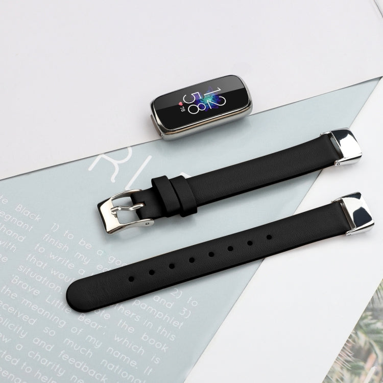 For Fitbit Luxe Leather Replacement Strap Watchband, S