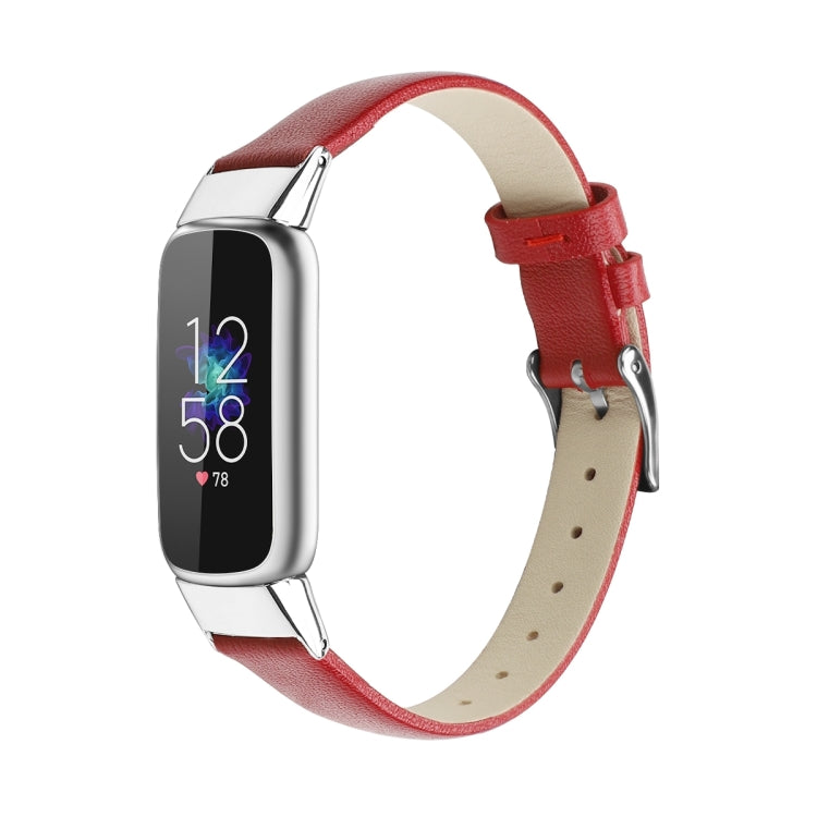 For Fitbit Luxe Leather Replacement Strap Watchband, S