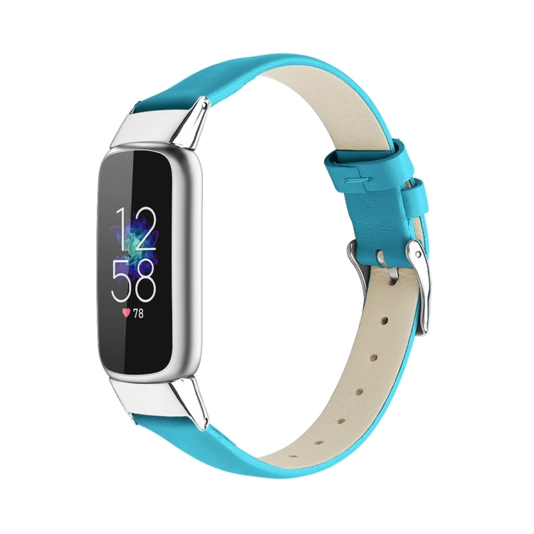 For Fitbit Luxe Leather Replacement Strap Watchband, S