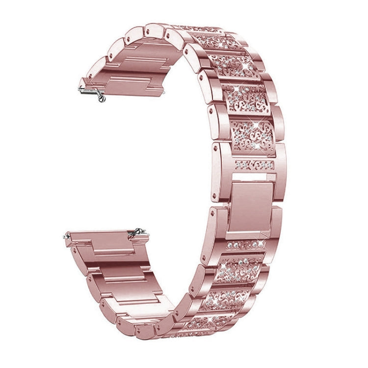 Three-beads Diamond Steel Replacement Strap Watchband, For Samsung Galaxy Watch Active2