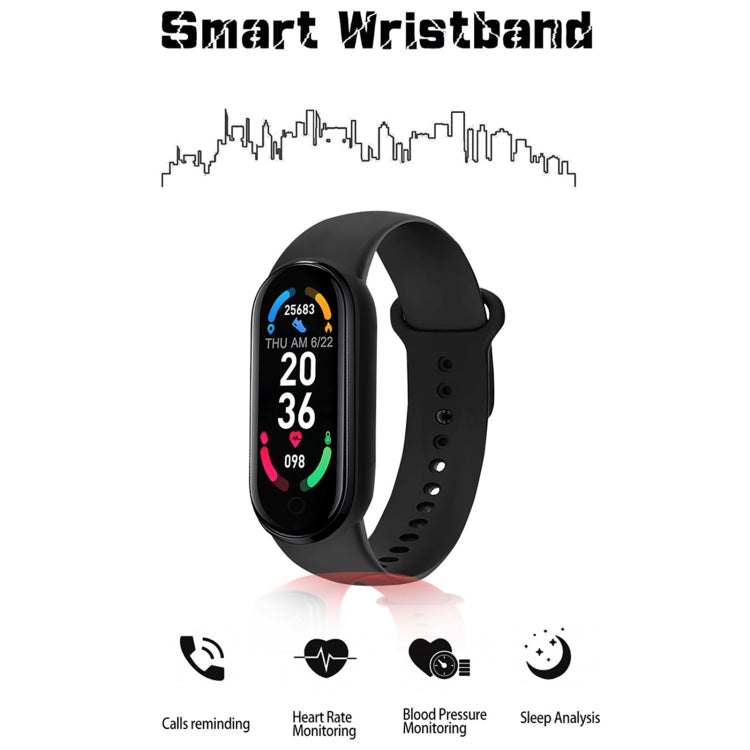 1M7 Sports Smart Bracelet, Support Heart Rate Monitoring & Blood Pressure Monitoring & Sleep Monitoring & Sedentary Reminder, Linear Charging, Magnetic Charging