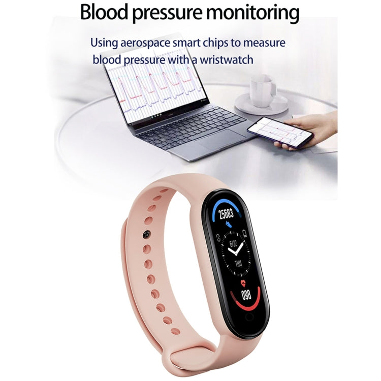 1M7 Sports Smart Bracelet, Support Heart Rate Monitoring & Blood Pressure Monitoring & Sleep Monitoring & Sedentary Reminder, Linear Charging, Magnetic Charging