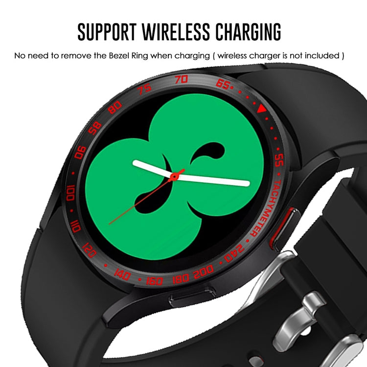 Smart Watch Steel Bezel Ring, E Version, For Samsung Galaxy Watch4 Classic 42mm, For Samsung Galaxy Watch4 Classic 46mm