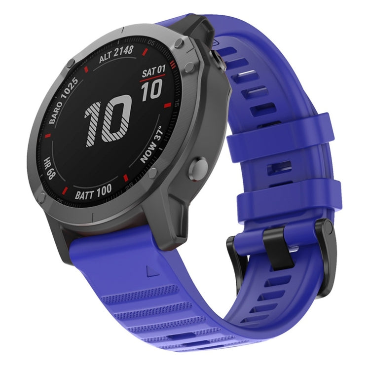 For Garmin Fenix 6X 26mm Silicone Smart Watch Replacement Strap Wristband