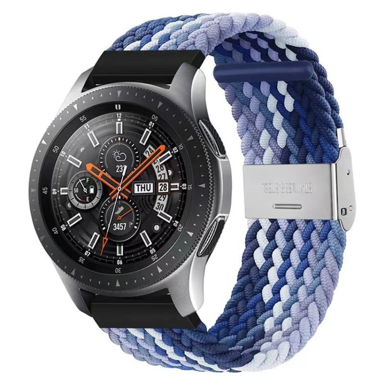 22mm Universal Nylon Braided Metal Buckle Strap, 22mm