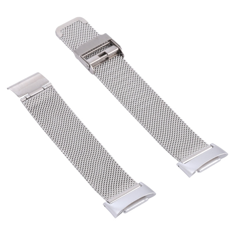 Milan Steel Double Buckles Strap Watchband, For Fitbit Charge 5