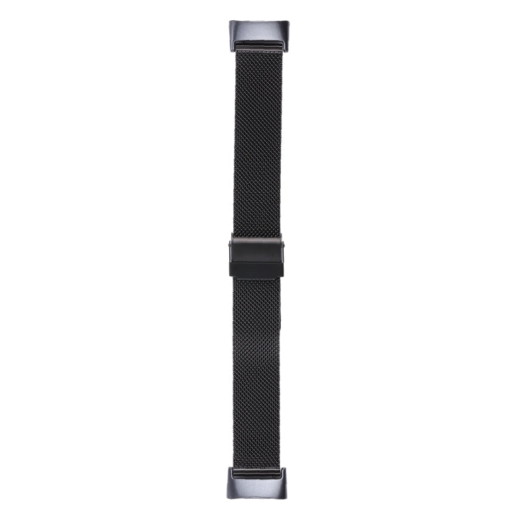 Milan Steel Double Buckles Strap Watchband, For Fitbit Charge 5