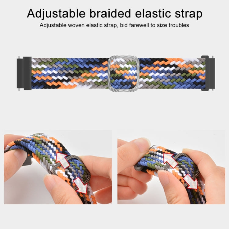 Nylon Braided Elasticity Watchband, For Samsung Galaxy Watch4 40mm/44mm, For Samsung Galaxy Gear S3