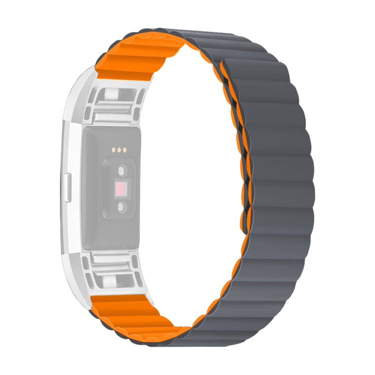 Silicone Magnetic Watchband, For Fitbit Charge 2, For Fitbit Charge 3 / 4, For Fitbit Charge 5