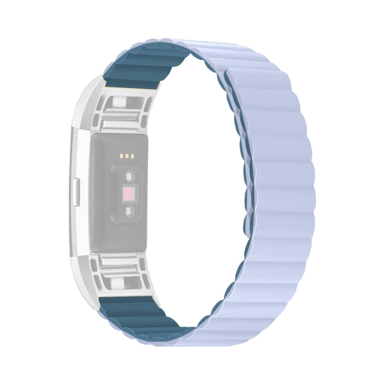 Silicone Magnetic Watchband, For Fitbit Charge 2, For Fitbit Charge 3 / 4, For Fitbit Charge 5