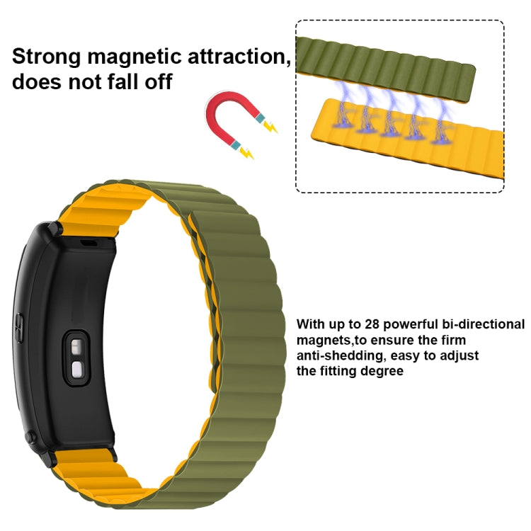 Silicone Magnetic Watchband, For Fitbit Charge 2, For Fitbit Charge 3 / 4, For Fitbit Charge 5