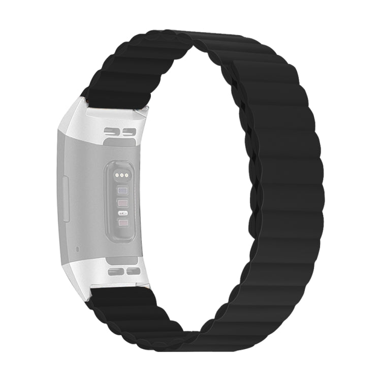 Silicone Magnetic Watchband, For Fitbit Charge 2, For Fitbit Charge 3 / 4, For Fitbit Charge 5