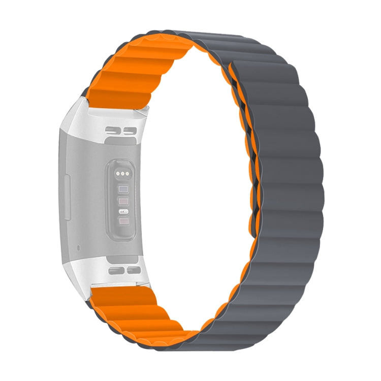 Silicone Magnetic Watchband, For Fitbit Charge 2, For Fitbit Charge 3 / 4, For Fitbit Charge 5