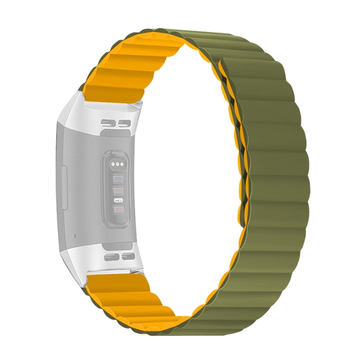 Silicone Magnetic Watchband, For Fitbit Charge 2, For Fitbit Charge 3 / 4, For Fitbit Charge 5