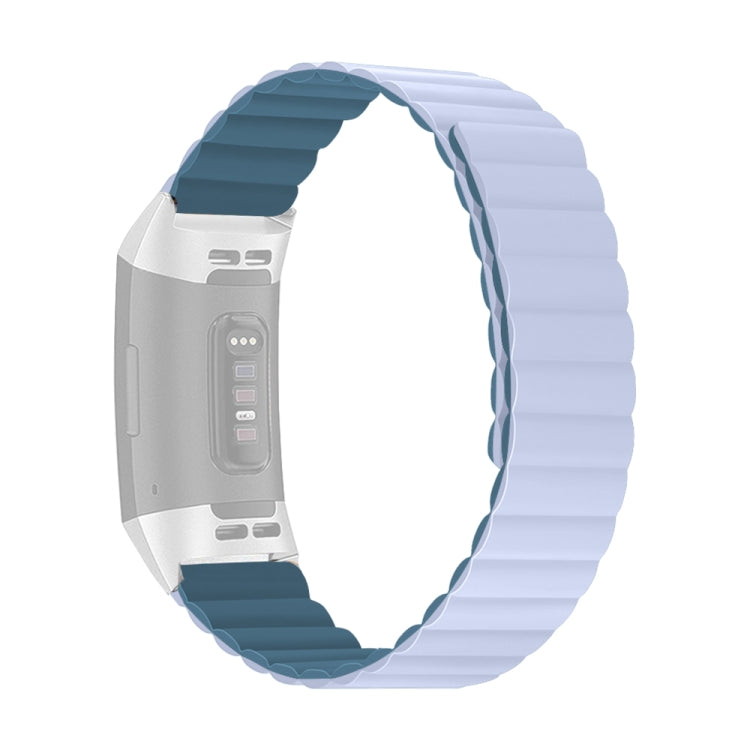 Silicone Magnetic Watchband, For Fitbit Charge 2, For Fitbit Charge 3 / 4, For Fitbit Charge 5