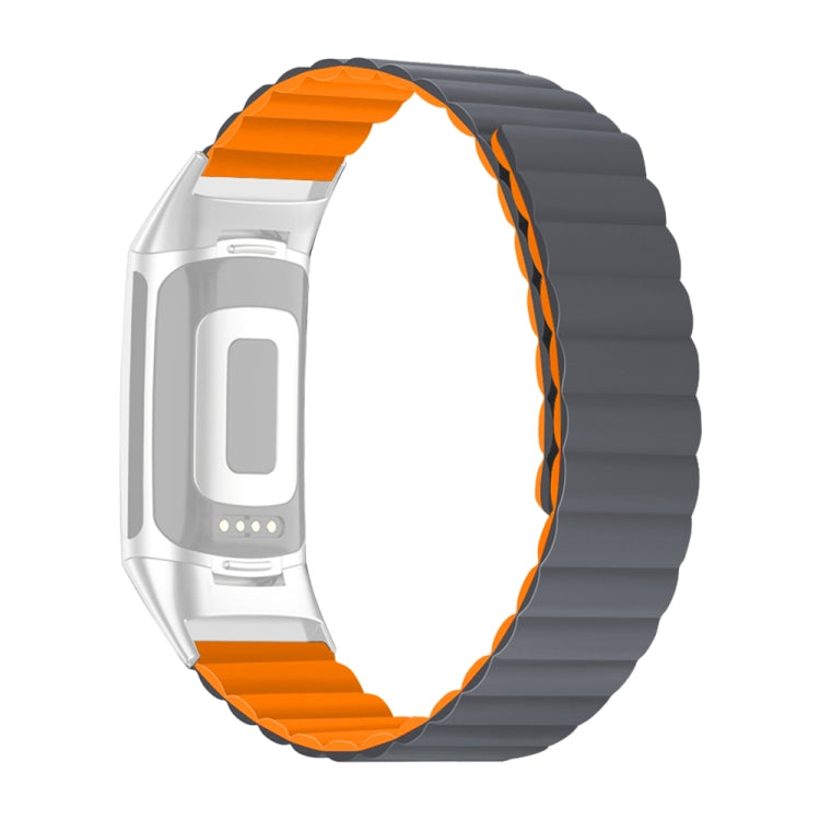 Silicone Magnetic Watchband, For Fitbit Charge 2, For Fitbit Charge 3 / 4, For Fitbit Charge 5