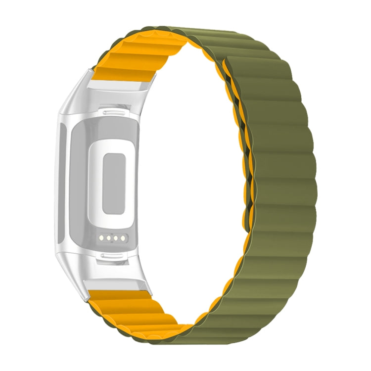 Silicone Magnetic Watchband, For Fitbit Charge 2, For Fitbit Charge 3 / 4, For Fitbit Charge 5