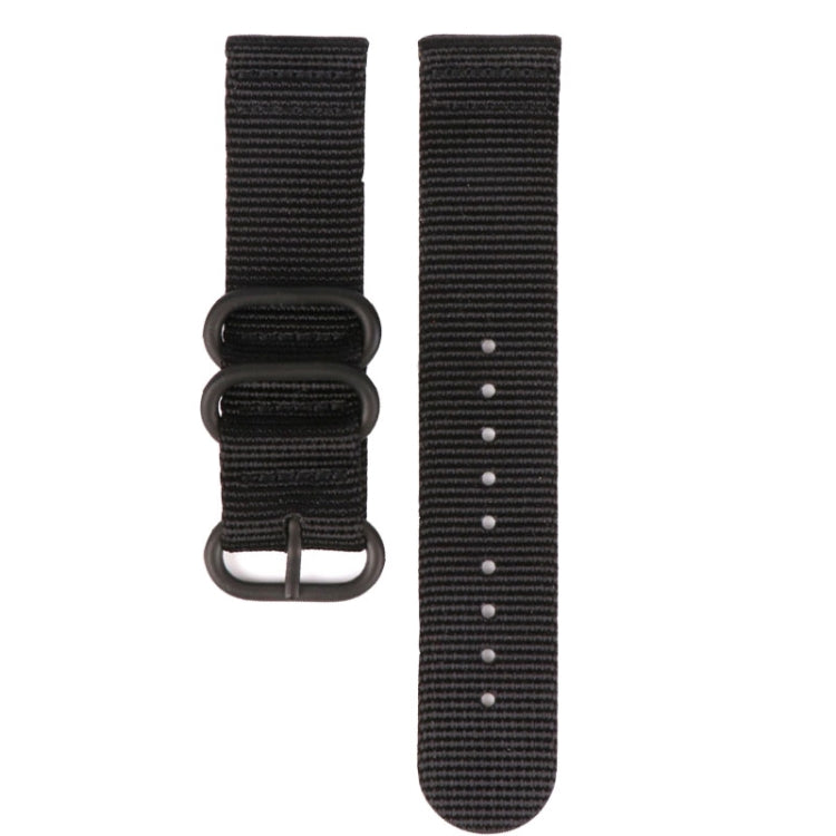 Three-ring Steel Buckle Nylon Watchband, For Suunto CORE, For Suunto 7