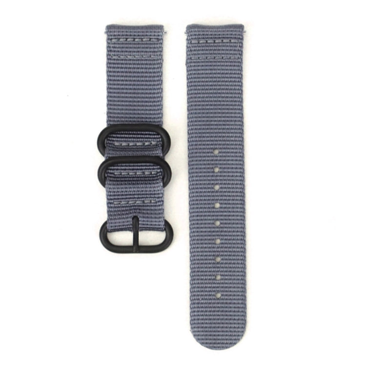 Three-ring Steel Buckle Nylon Watchband, For Suunto CORE, For Suunto 7