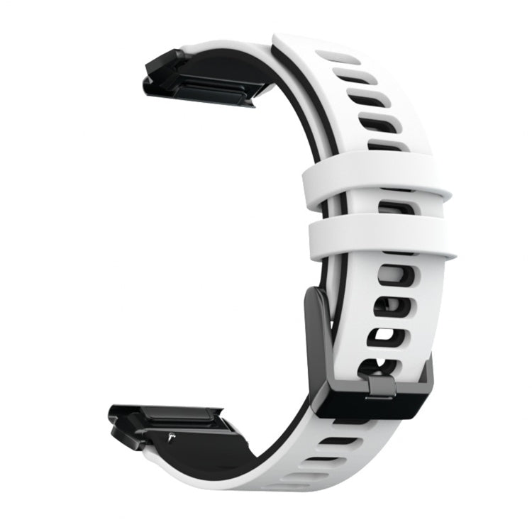 Two-color Silicone Quick Release Watchband, For Garmin Fenix 7, For Garmin Fenix 7X