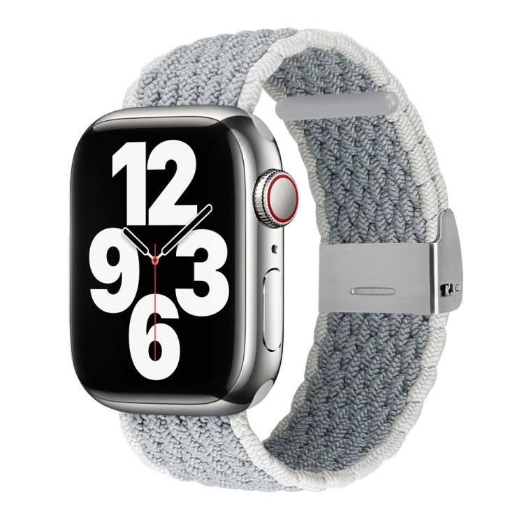 Vertical Texture Braided Watchband For Apple Watch Series, 7 41mm / 6&SE&5&4 40mm / 3&2&1 38mm, 7 45mm / 6&SE&5&4 44mm / 3&2&1 42mm