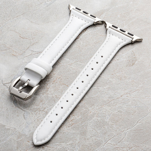 Genuine Leather Watchband For Apple Watch Series, 7 41mm / 6&SE&5&4 40mm / 3&2&1 38mm, 7 45mm / 6&SE&5&4 44mm / 3&2&1 42mm