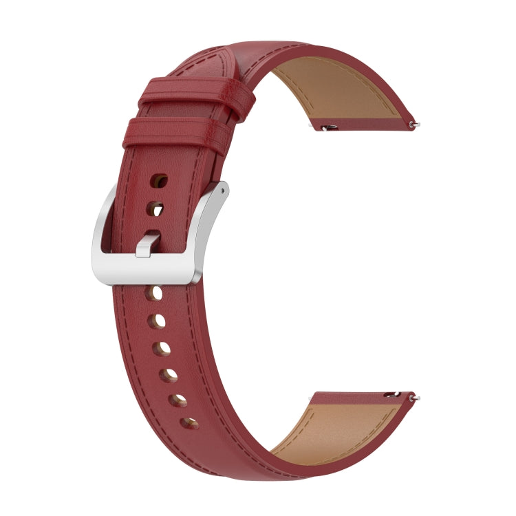 20mm Universal Genuine Leather Watchband