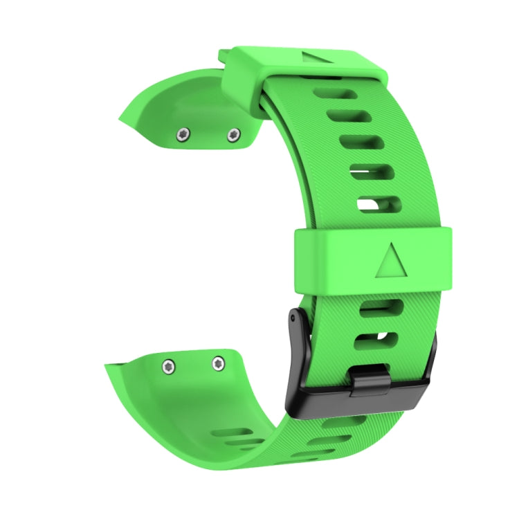 Black Buckle Silicone Watchband, For Garmin Forerunner 35