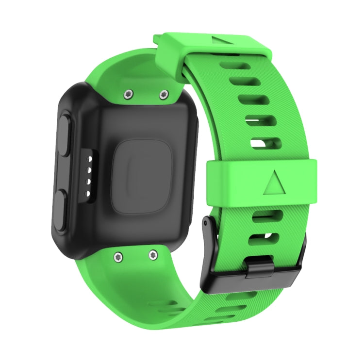 Black Buckle Silicone Watchband, For Garmin Forerunner 35
