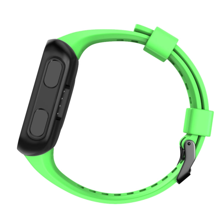 Black Buckle Silicone Watchband, For Garmin Forerunner 35