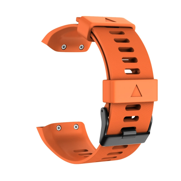 Black Buckle Silicone Watchband, For Garmin Forerunner 35