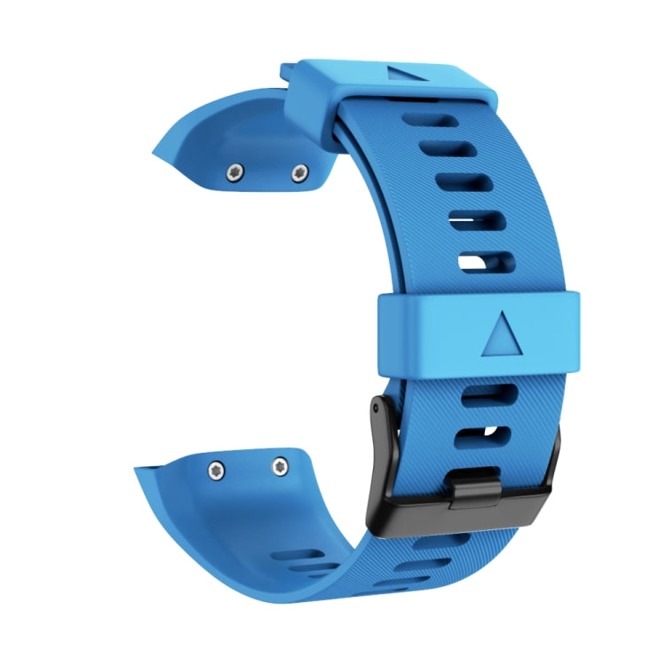 Black Buckle Silicone Watchband, For Garmin Forerunner 35