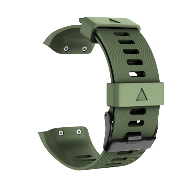 Black Buckle Silicone Watchband, For Garmin Forerunner 35