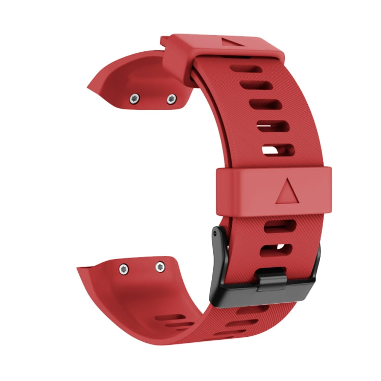 Black Buckle Silicone Watchband, For Garmin Forerunner 35
