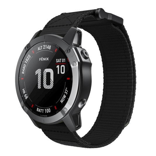 Hook And Loop Fastener Nylon Watch Band, 22mm, 26mm