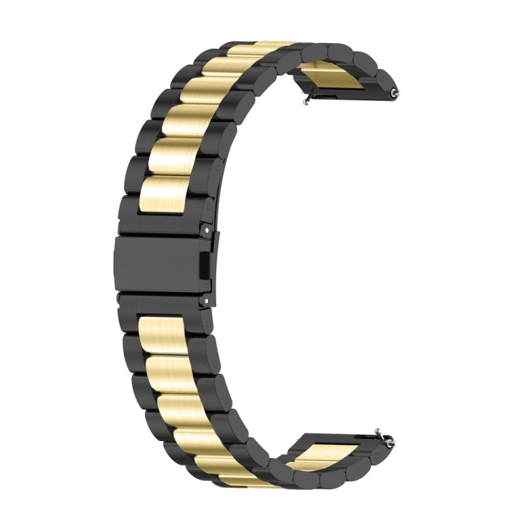 Three-bead Metal Steel Watch Band, For Huawei GT 3 Pro 43mm, For Huawei GT 3 Pro 46mm