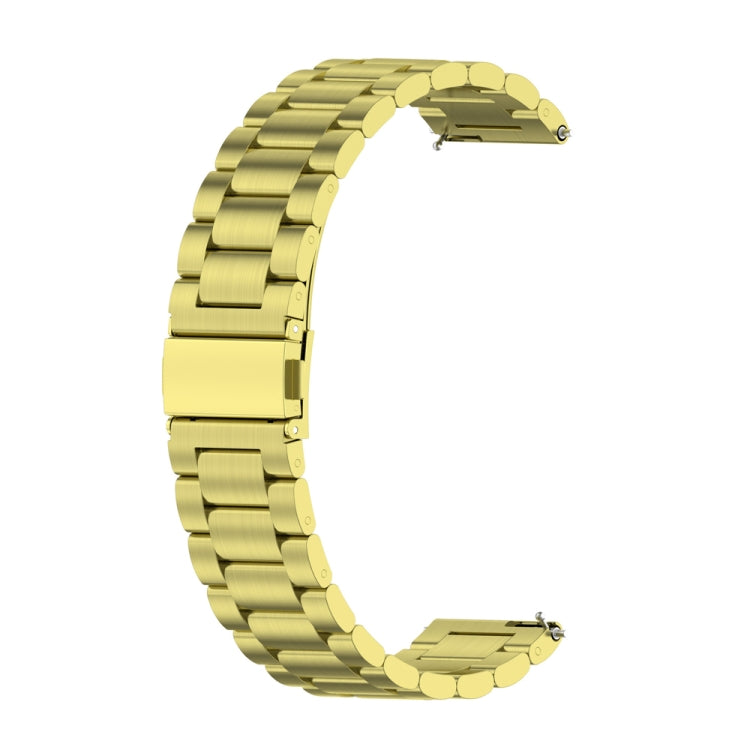 Three-bead Metal Steel Watch Band, For Huawei GT 3 Pro 43mm, For Huawei GT 3 Pro 46mm