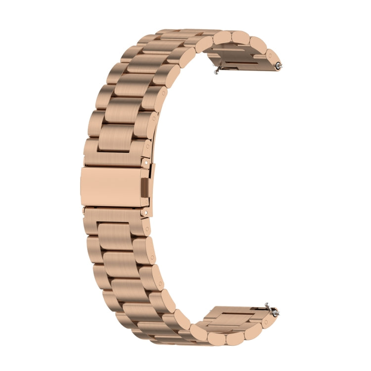 Three-bead Metal Steel Watch Band, For Huawei GT 3 Pro 43mm, For Huawei GT 3 Pro 46mm